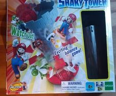 Super Mario blow up shaky tower