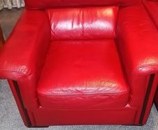 Leather armchairs
