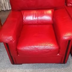 Leather armchairs