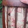 26" Edwardian Mahogany Sewing Basket Image 8