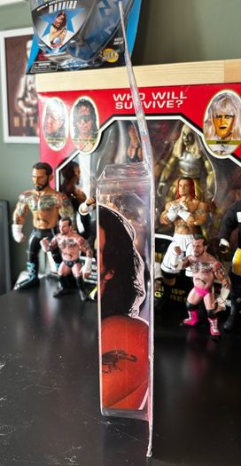 WWE WWF Jakks Warzone wrestling ring + rare BCA wrestlers