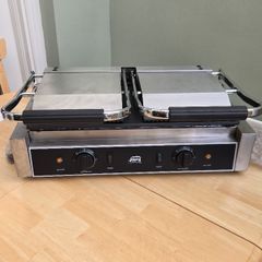 New Commercial Rhino Double Panini Grill