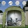 Bike Storage Shed Tent, Portable Bicycle Storage Sheds 210D Oxford PU4000 Waterproof Bike Cover Shelter for 2 Bikes, Perfect for Outdoor Camping Lawn Bike Storage, Garden Tools (200x80x165cm) Image 5