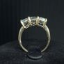 Vintage 9ct Gold Three Stone Ring Image 5