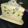 Beautiful Antique Cheese Dish with Cover Image 2