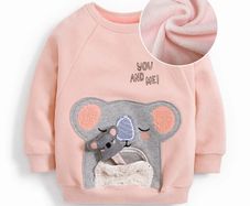 Girls Kids Fleece Jumper Top Winter 3y/o