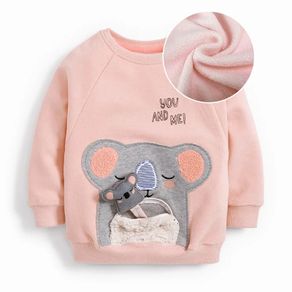 Girls Kids Fleece Jumper Top Winter 3y/o