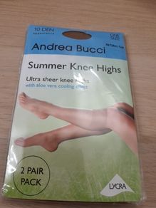 Sheer knee socks 2 pack
