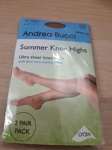 Sheer knee socks 2 pack