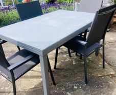 Garden table and 6 chairs