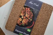 Cork Square Trivet 20x20cm 4pcs NEW