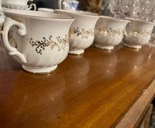 Vintage Old Foley James Kent Fine China Teacups  Staffordshire, England