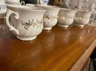 Vintage Old Foley James Kent Fine China Teacups  Staffordshire, England