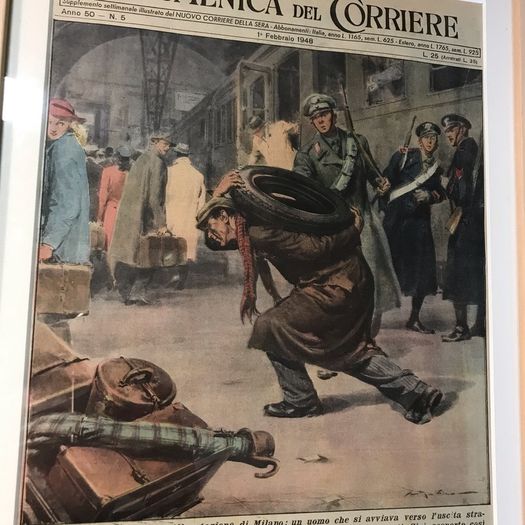 Vintage La Domenica del Corriere  1st February 1948