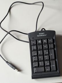 Numeric keypad
