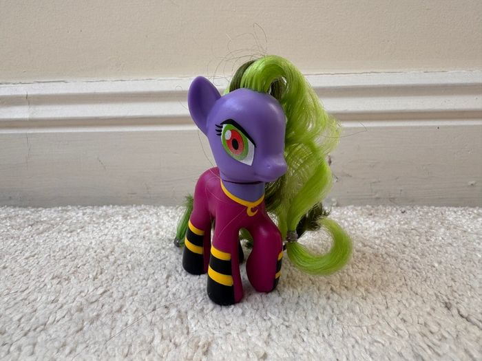 My Little Pony G4 approx. 3" Target Power Ponies Mane-iac Mayhem Brushable Used Please see photos