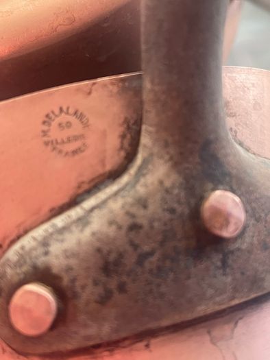 1950 copper pots