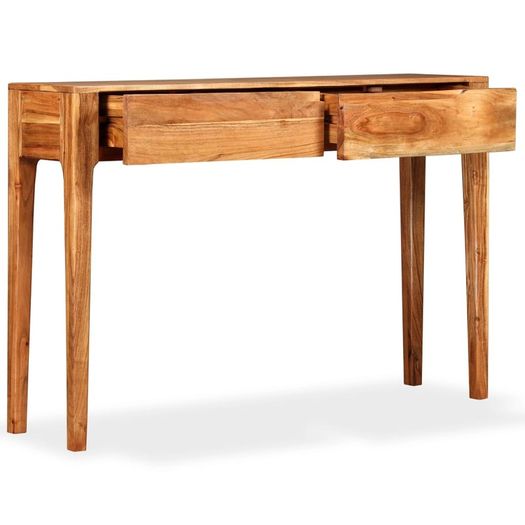 Console Table Solid Wood 118x30x80 cm