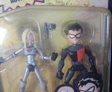 Teen Titans Go Robin and Terra action figures #DCComics