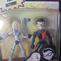 Teen Titans Go Robin and Terra action figures #DCComics