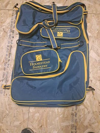 Boot, jacket and gear bag