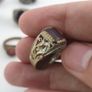 Old World Antique Mixed Brass Artisan Lot of 15 Rings Image 6