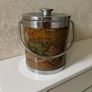 Vintage 1970s Old World Map Ice Bucket Typvs Orbis Terrarvm Image 2