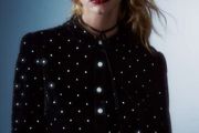 Zara Shimmery Velvet Dress