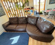 leather sofa corner 280x150cm