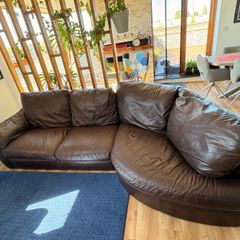 leather sofa corner 280x150cm