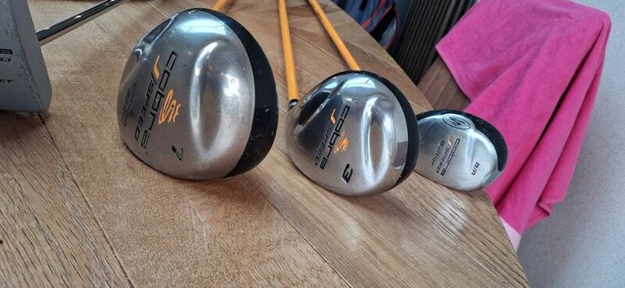 Cobra Junior golf club set driver 3 wood hybrid and mallet putter