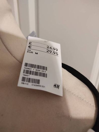 black & white h&m dress new