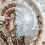 Vintage Johnson Bros HIS MAJESTY Turkey Dinner Plate Image 6