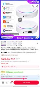 Homekit Tuya Zigbee 3.0 Gateway Hub Smart