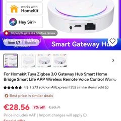 Homekit Tuya Zigbee 3.0 Gateway Hub Smart
