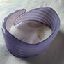 Retro Ripple "Buch and Deichmann" Cuff Bracelet.(1960's) Image 3