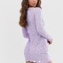 Pretty little thing long sleeve lace mini dress Image 2