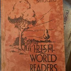 The Irish World Readers Middle Book. Rare First Edition Hardback BEAUTIFUL ILLUSTRATED. In Good Condition. See Photos For Same.
