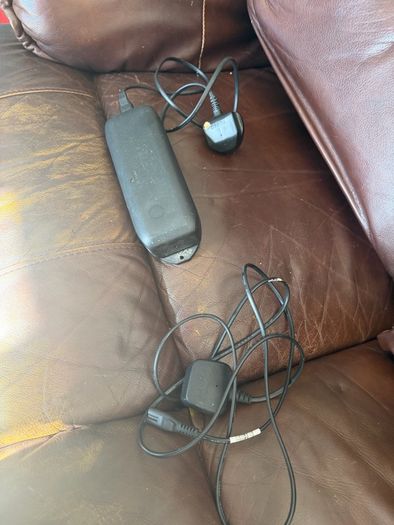 Electric Recliner Couch - Brown Leather
