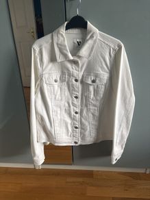 Women's White Denim Jacket