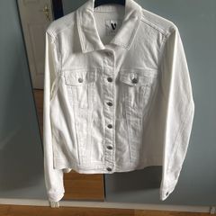Women's White Denim Jacket