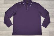 Oscar Jacobson Long Sleeve Golf Polo Shirt Mens XXL