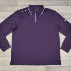 Oscar Jacobson Long Sleeve Golf Polo Shirt Mens XXL