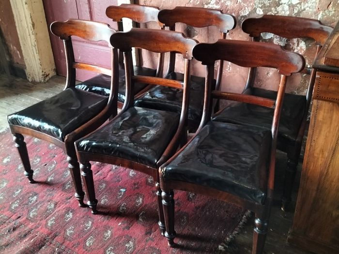 Set of 6 Victorian mahogany Dining Chairs