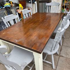 Table and 8 Chairs