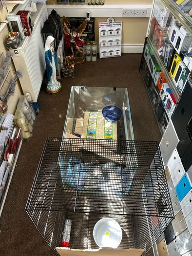 3 Tiers Hamster Cage 2 ft Long with bedding food toys