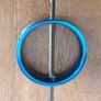 Band Ring with Cobalt Blue Inlay Image 7