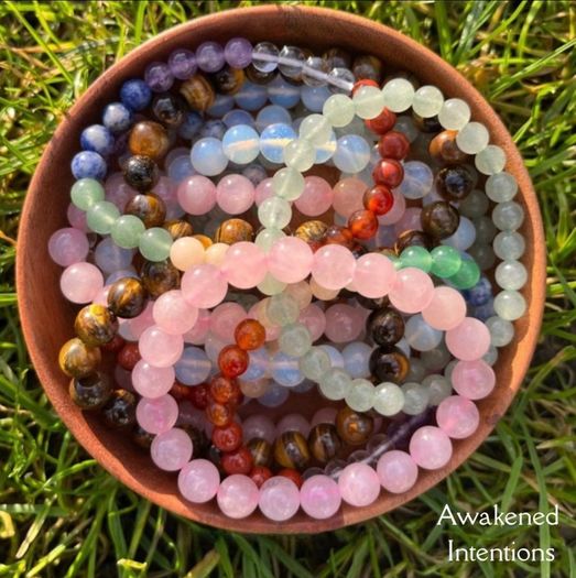 Gemstone Bracelets Amethyst, Rose Quartz, Carnelian, Tigers Eye, Moss Agate, Labradorite, Sodalite and more