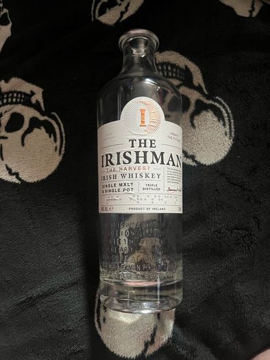 Irishman Whiskey empty Bootle