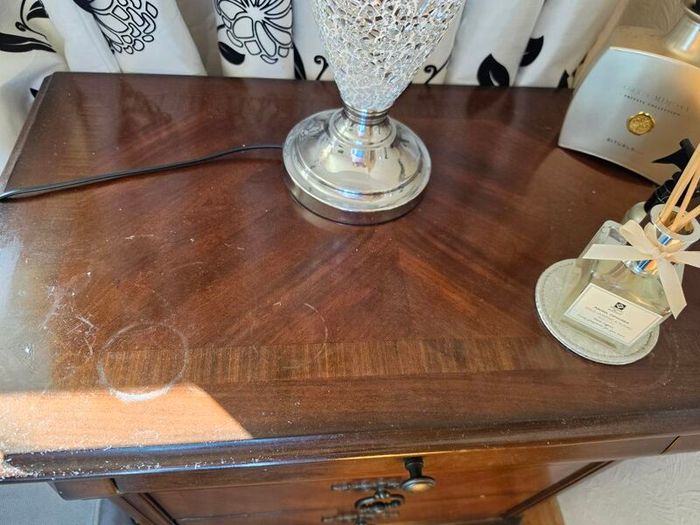 mahogany side table